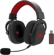 headset gamer sem fio redragon zeus preto